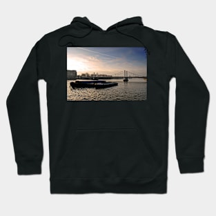 Chelsea Bridge River Thames London Hoodie